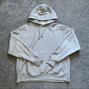 grey champion reverse weave hoodie